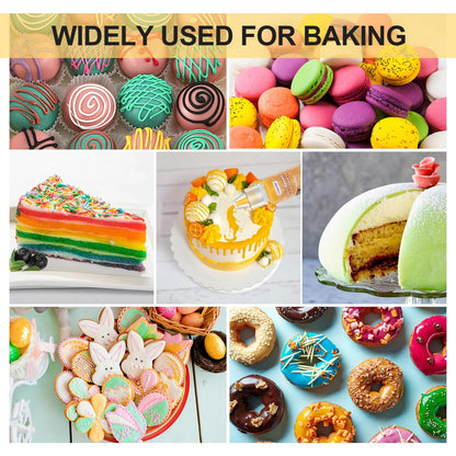 Professional 24-Color Oil-Based Food Coloring Set for Chocolate, Candy & Baking