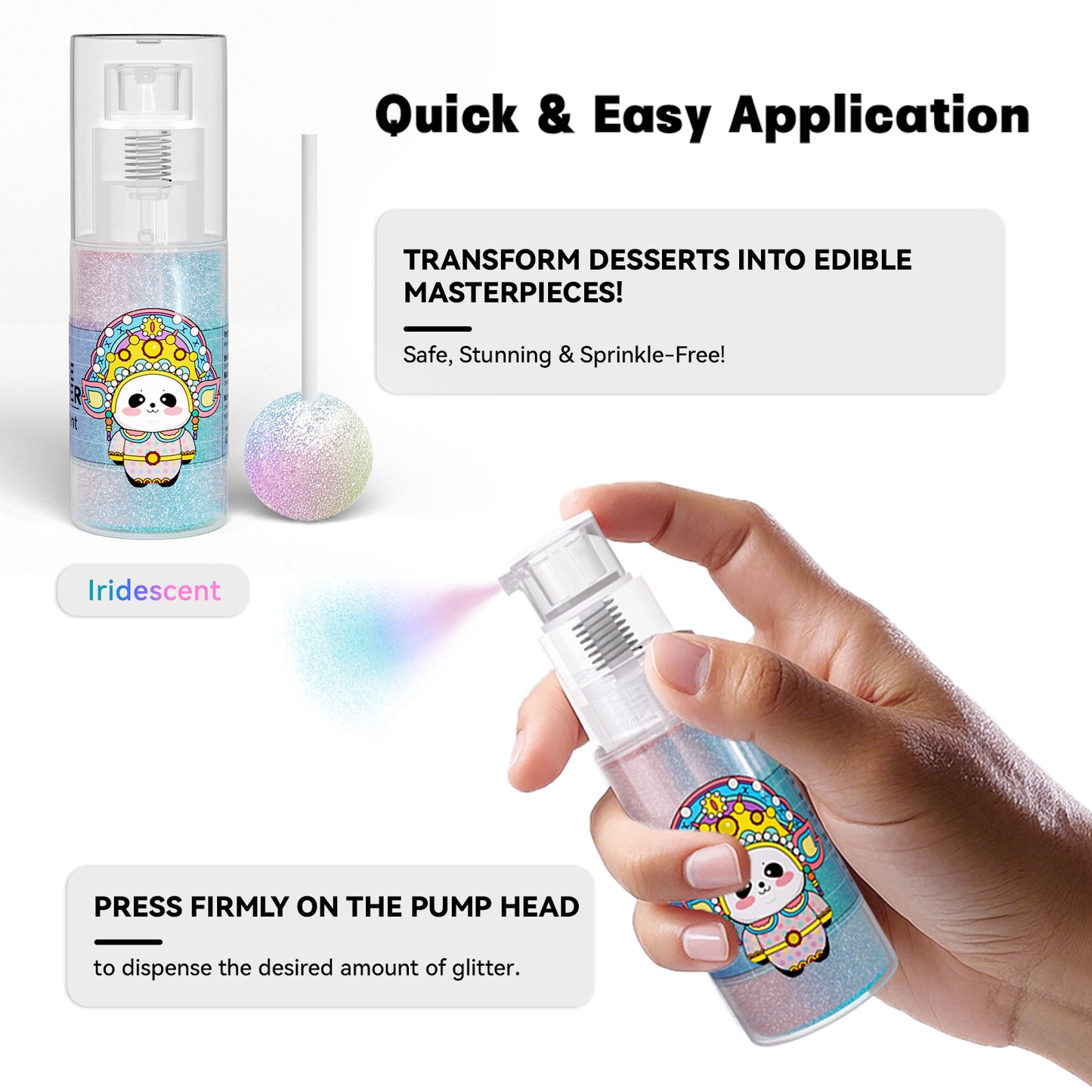 Ultra-Fine Edible Glitter for Sparkling Cakes & Cocktails 10g